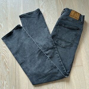 Denim Forum Arlo High-Rise Straight Jean 28" Smoky Shadow Sz26